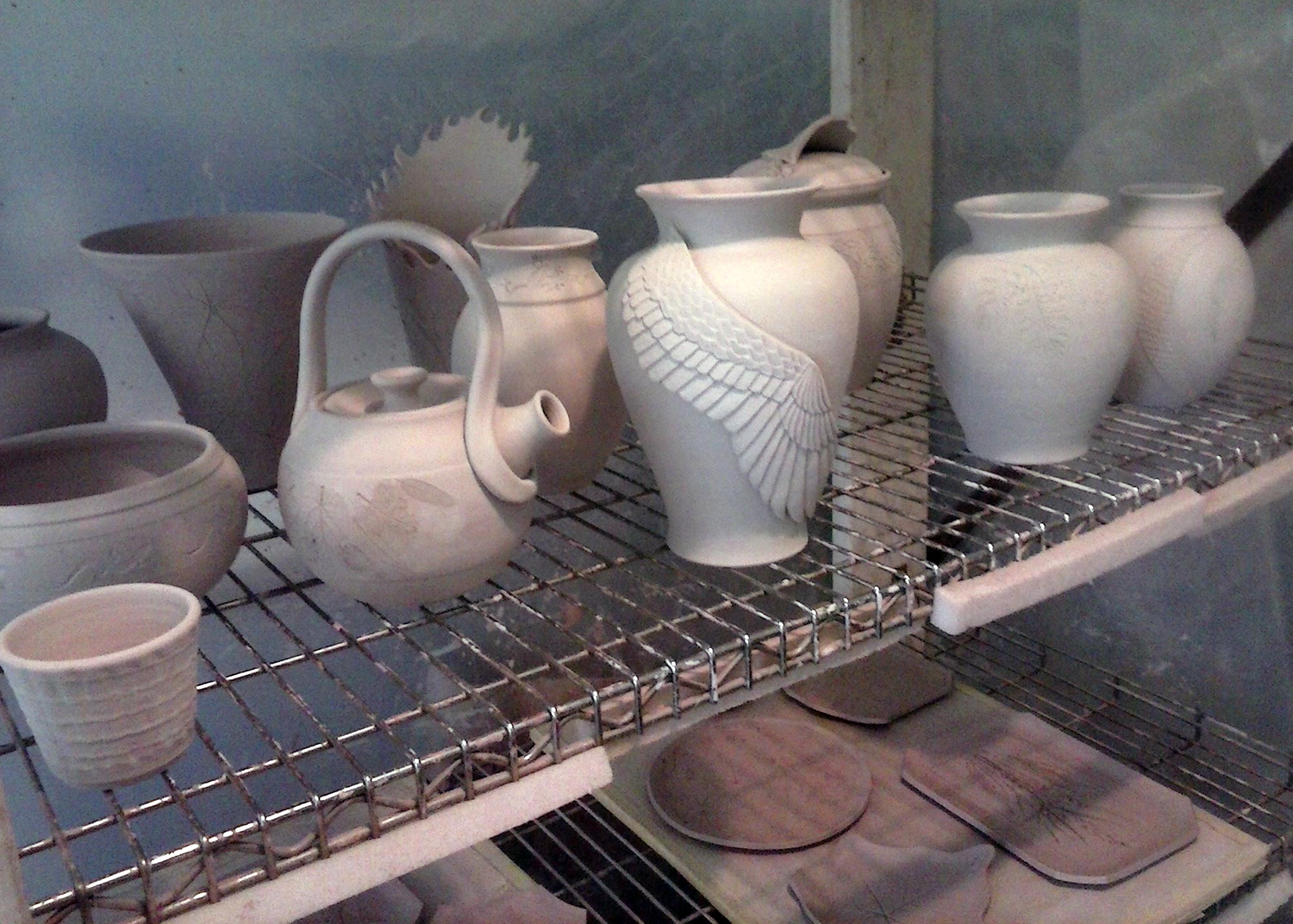 Pots Drying